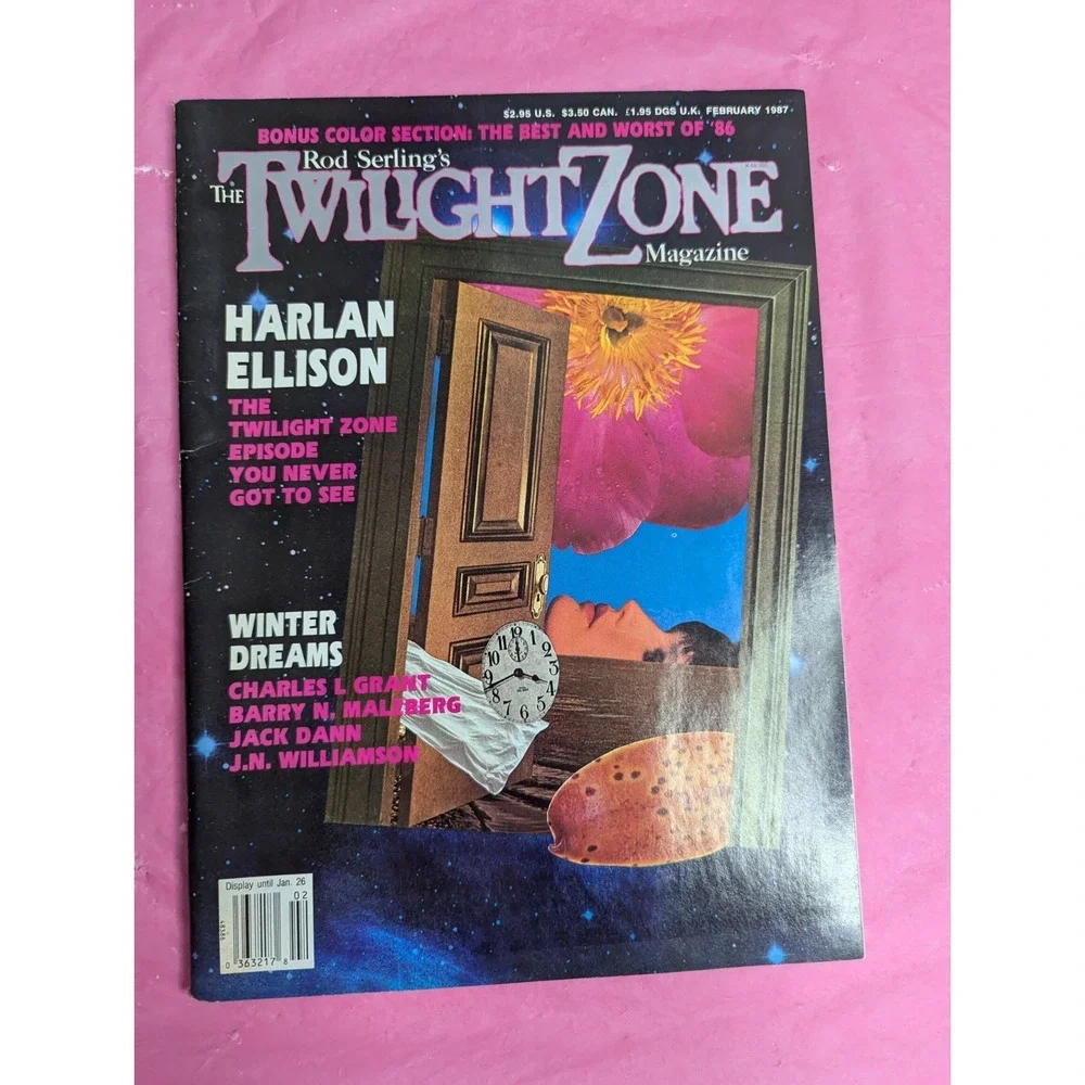 Rod Serlings Twilight zone magazine vintage 1987 Harlan Ellison best worst of 86